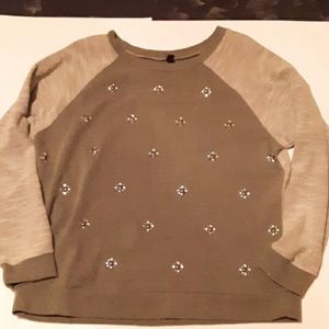Seven7 sweatshirt with bling